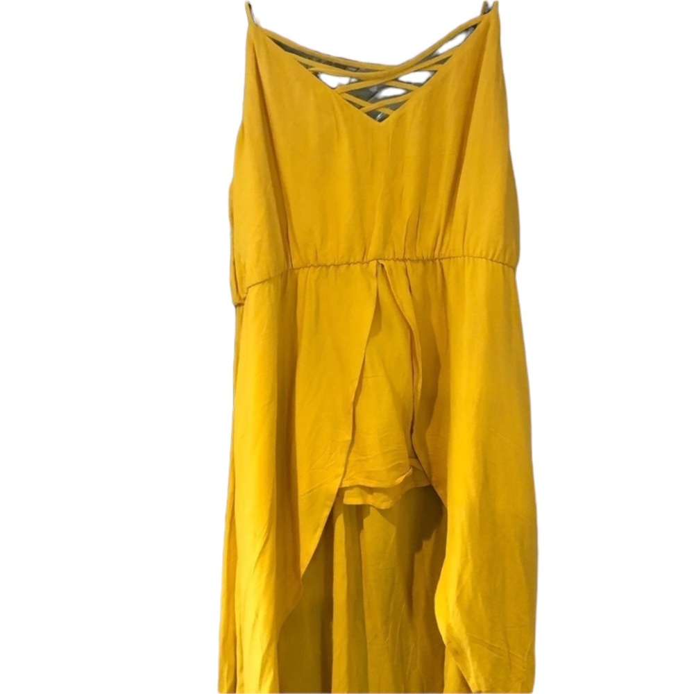 Maurices  size Large yellow High-Low adjustable camisole shade of dark marigold